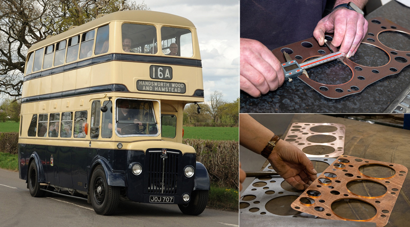 Gasket Manufacture for a Vinatge Daimler Bus