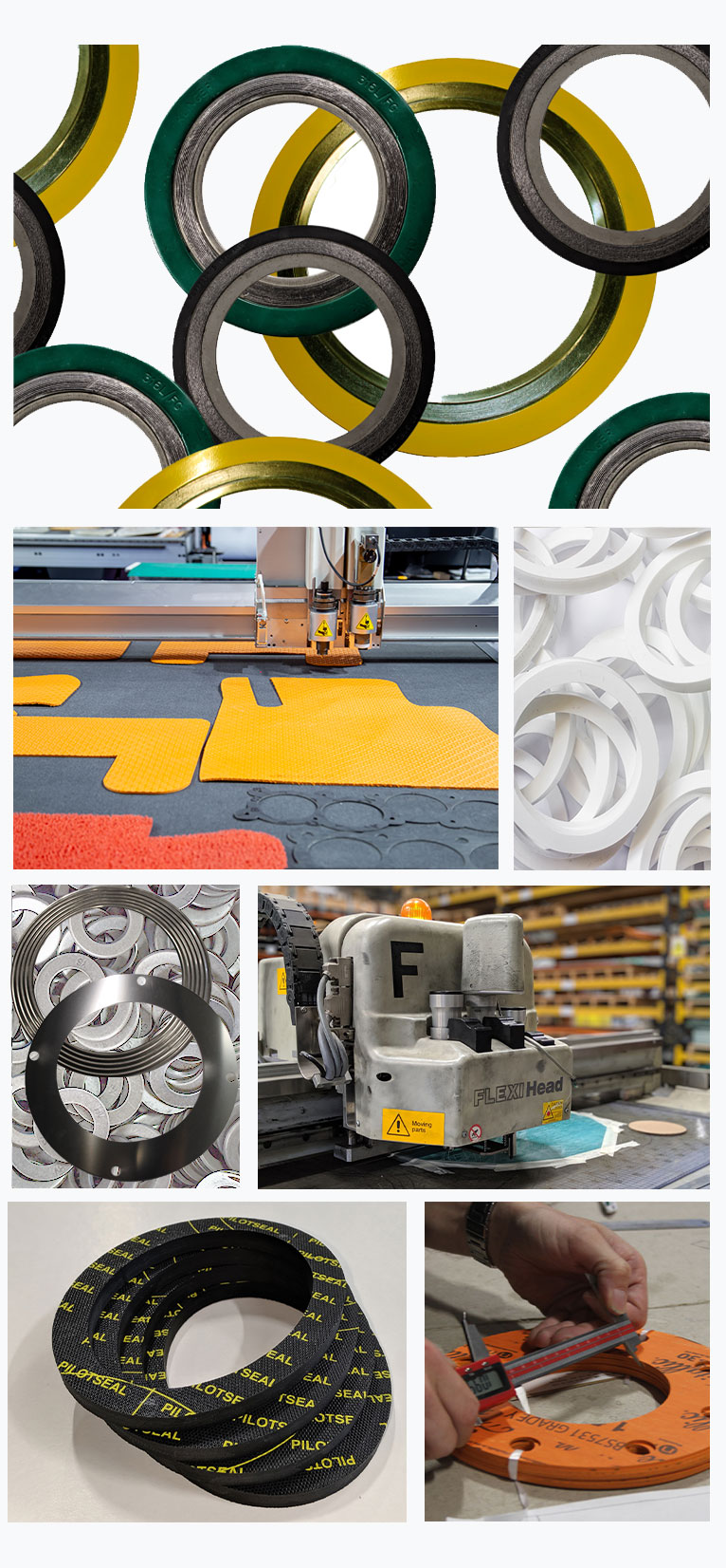 A wide range of gaskets